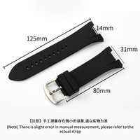 Bracelet de montre en silicone de luxe personnalisé OEM ODM JYD S805 1:1 original pour montre Armani