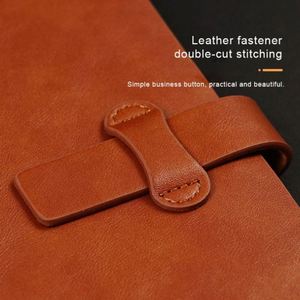 Vintage Journal Loose-<b>leaf</b> A5 Business Office Notebook for Business Office Stationery Cowhide Cover Notebook - Product Image 5