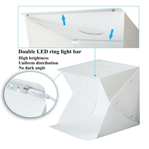 Estudio fotográfico <span class=keywords><strong>de</strong></span> fotografía 2 barras <span class=keywords><strong>de</strong></span> luz LED caja <span class=keywords><strong>de</strong></span> luz suave tienda Mini foto Softbox tomar bonita foto caja <span class=keywords><strong>de</strong></span> luz LED tienda fácil <span class=keywords><strong>de</strong></span> llevar - Product Image 6