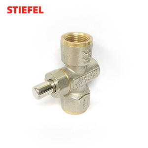 Dki Rp1/4 Draad Handmatige Gas Drukknop Ventiel Messing Twee Weg Gauge Kraan - Product Image 1