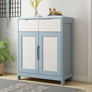 Solid Wood Shoe <b>Cabinet</b> Minimalist Design Entryway Storage <b>Cabinet</b> For Home Use - Product Image 3