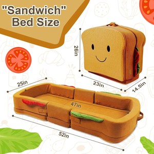 Factory Wholesale Toddler <b>Bed</b> Portable Children's Foldable Toddler Travel <b>Bed</b> Baby <b>Sofa</b> Chair For Kids Sleep - Product Image 4