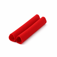 Manchon de protection triangulaire en caoutchouc de silicone personnalisé, antidérapant et flexible, pour poignées, quincaillerie de meubles et protection de lampes