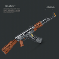 WW2 armée militaire arme jouet ensemble bricolage assemblage ABS matériel AK47 pistolet modèle blocs de construction Style moderne pour garçons et adultes