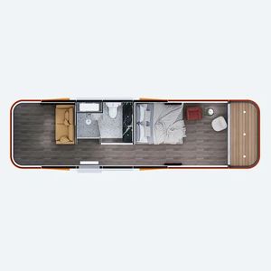 Nouveau design Maison conteneur modulaire Maison préfabriquée Petit hôtel Maison mobile capsule en panneau sandwich - Product Image 6