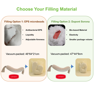 Oreillers de grossesse ajustables et amovibles Oeko-Tex pour dormir, oreiller de maternité hypoallergénique et rafraîchissant - Product Image 4