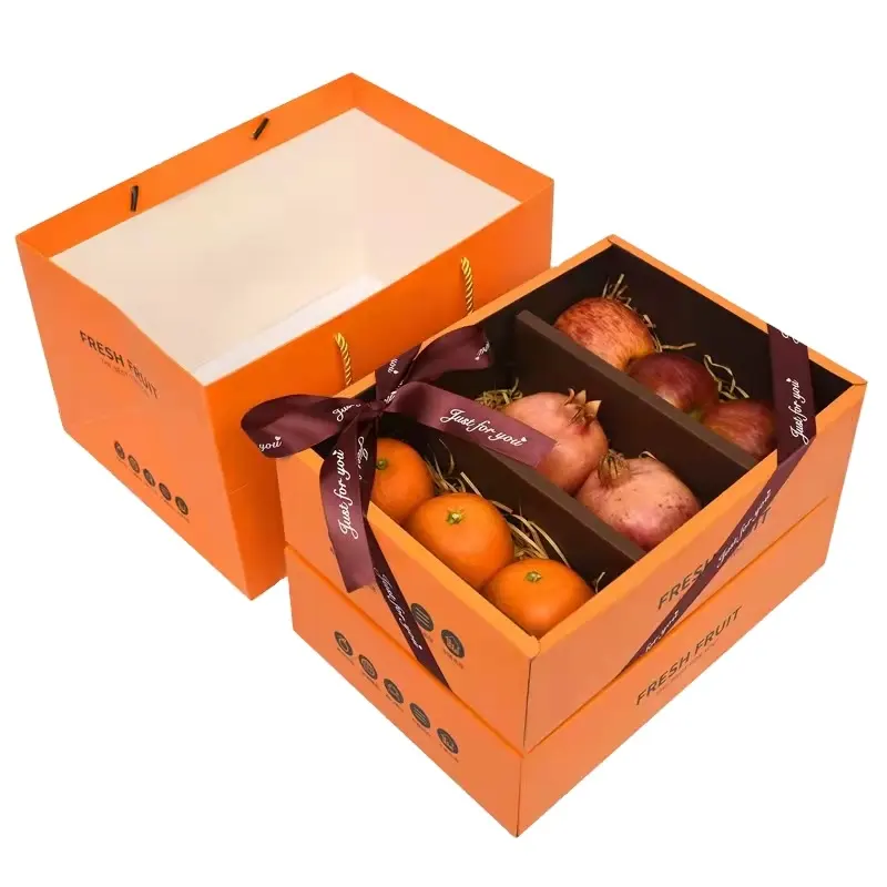 Multi Sizes Cardboard Corrugated Sweet Paper Fruit Cake Packaging Boxes Food Banana Carton Box With Window