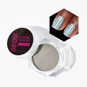Holographic Color Changing Chrome Mermaid Rubbing Dust Pearl Shell Mirror Pigment Nail Art Powder