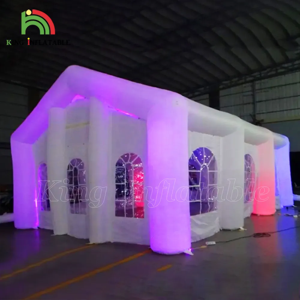 Outdoor tragbare Hochzeits feier automatische Blowup Zelt weiß aufblasbare Luft Event Zelte zum Verkauf