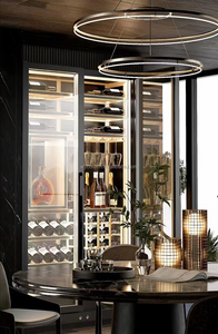 Refrigerador de Vino Personalizado de Acero Inoxidable para Debajo del Mostrador, 2000 mm de Alto x 1080 mm de Profundidad, Sistema de Enfriamiento por Ventilador, para Exteriores, Hoteles - Product Image 4
