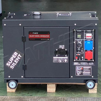 Groupes électrogènes diesel insonorisés silencieux superbes de 10KW 10KVA 220V/380V avec la fréquence de gammes 50/60Hz de 15KW 12KW 8KW 6KW 5KW 3KW