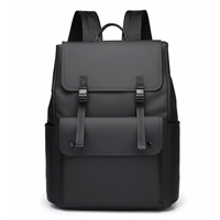 Mochila Multifuncional Personalizada para Portátil, para Viajes Diarios, Mate, Impermeable, de Gran Capacidad, con Solapa, Informal de Negocios, Unisex para Oficina