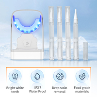 Kit Profesional de Blanqueamiento Dental en Casa con 16 Luces LED y Geles Orgánicos Sin Peróxido para un Blanqueamiento Efectivo