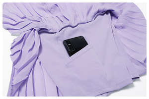 Ensemble de jupes plissées pour femmes, vêtements de tennis d'été en plein air, vêtements de sport, fitness, respirant, tennis, doux, séchage rapide, <span class=keywords><strong>jupe</strong></span> - Product Image 6