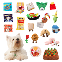 INS Style Squeaky Dog Snuffle Toy Interactive Crinkle Pet Nosework Toy pour Chiot