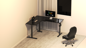 Escritorio <span class=keywords><strong>de</strong></span> pie moderno <span class=keywords><strong>de</strong></span> acero inoxidable con doble motor, altura ajustable eléctrica para <span class=keywords><strong>oficina</strong></span> en casa o <span class=keywords><strong>muebles</strong></span> <span class=keywords><strong>de</strong></span> <span class=keywords><strong>oficina</strong></span> para dormitorio - Product Image 4