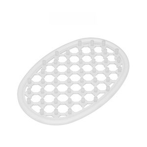 Porte-savon antidérapant en silicone avec trous <span class=keywords><strong>de</strong></span> drainage pour lavabo <span class=keywords><strong>de</strong></span> salle <span class=keywords><strong>de</strong></span> bain et comptoir <span class=keywords><strong>de</strong></span> cuisine, support auto-drainant pour économiser le savon - Product Image 6