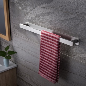 <span class=keywords><strong>Toallero</strong></span> <span class=keywords><strong>de</strong></span> acero inoxidable para baño, estante adhesivo <span class=keywords><strong>sin</strong></span> <span class=keywords><strong>agujeros</strong></span> <span class=keywords><strong>de</strong></span> perforación ni montado en la <span class=keywords><strong>pared</strong></span>, superventas - Product Image 1