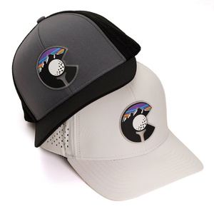 หมวกแก๊ปทรง 6 แผงแบบมีโครงสร้าง ปักโลโก้ยางแบบกำหนดเอง - Product Image 4