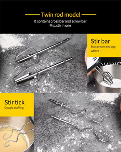 เครื่องผสมอาหารไฟฟ้าแบบมือถือ 7 สปีด คุณภาพสูง รุ่น 2026 กำลังมาแรง ใช้ตีไข่ ตีแป้ง สำหรับทำขนมที่บ้าน - Product Image 5