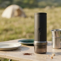 Petite machine à café expresso électrique portable pour la maison, les voyages et l'extérieur - Faites une vraie bonne tasse de café