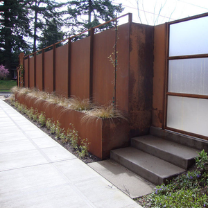 Panel de Cerca Metálica de Acero Corten de Alta Calidad, Estilo Nórdico Turco, Ecológico, para Jardín, con Privacidad, Altura Personalizable, Impresión Láser - Product Image 6