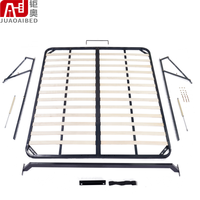 Support de lit en fer réglable de 1500 mm, amortisseur hydraulique silencieux ultra-stable, quincaillerie pour lit Murphy