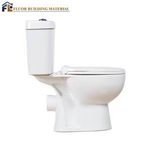 WC in Ceramica a 2 Pezzi con Scarico a Pavimento, Moderno e Bianco, <span class=keywords><strong>per</strong></span> <span class=keywords><strong>Bagno</strong></span>, Vendita all'Ingrosso dalla Fabbrica - Product Image 2