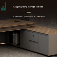 Bureau de direction moderne et luxueux de qualité supérieure - Écologique - Garantie de 5 ans - Dimensions personnalisées - Marquage disponible - Directement de l'usine