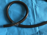 La couleur noire ronde de 22mm a mené le diffuseur néon de tube de silicone sans bande menée