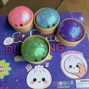 Juguete Antiestrés de 5.3 cm/2.2 Pulgadas con Forma de Dumpling Brillante para Niños y Adultos, No Comer - Product Image 5