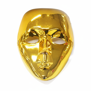 วิก JHQSW6JB_52CK หน้ากากแฟนซีแบบครึ่งหน้าเซ็กซี่สำหรับงานปาร์ตี้งานปาร์ตี้สำหรับงานฮาโลวีนมีกระดาษพีวีซีผ้าไหมสีบรอนซ์ทอง - Product Image 1