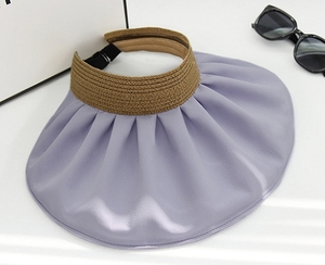 Da donna nero a prova di UV estate cappello parasole grande tesa <span class=keywords><strong>per</strong></span> <span class=keywords><strong>capelli</strong></span> da esterno attraente <span class=keywords><strong>per</strong></span> uso ufficio visiere <span class=keywords><strong>per</strong></span> la lavorazione di plastica <span class=keywords><strong>per</strong></span> - Product Image 1