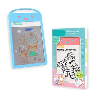 Soft Light Drawing Handwriting Board 3D Magic LCD Screen Smart Drawing Tablet Colorful Lights Draw With Cards