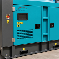 Groupe électrogène diesel de secours pour centre de données 80 kVA triphasé 400 V super silencieux avec commande à distance ATS