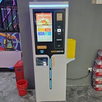 Distributeur de jetons intelligent D08A avec écran tactile 18,5 pouces, machine à monnayeur, kiosque de paiement sans espèces pour salles de jeux et parcs d'attractions