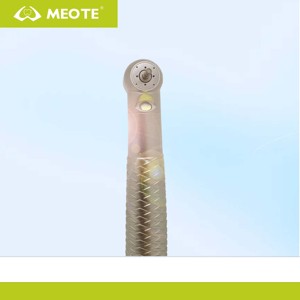 Manipolo ad Alta Velocità Meite Medical <span class=keywords><strong>Dental</strong></span> MAX <span class=keywords><strong>Plus</strong></span> con Cuscinetto in Ceramica, Pulsante a Pressione, Titanio, 4 Spray d'Acqua, 4 Antisuzione, Turbina ad Aria - Product Image 5