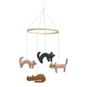 Juguetes Montessori para Bebés, Juguetes de Madera Natural, Clásico Móvil de Madera con Diseño de Rosa, Dinosaurio, Observación de Estrellas y Luna - Product Image 5