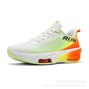 Chaussures de course légères unisexes avec empeigne en mesh, doublure en mesh et semelle intermédiaire en caoutchouc - Product Image 6