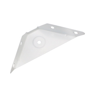 Support d'angle triangulaire JiuFa 110 mm x 50 mm x 32 mm blanc peint pour armoire - Product Image 3