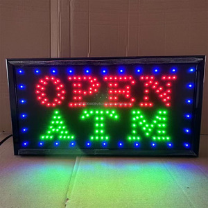ATM Cash LED billboard indoor hanging display <b>board</b> bank window sign directional sign decorative <b>light</b> luminous sign Custom - Product Image 4