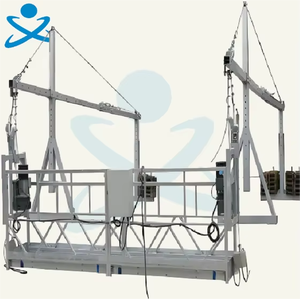 Plataforma de operación aérea de carga ajustable personalizada con descuento ZLP1000 Cerradura DE SEGURIDAD Plataforma suspendida galvanizada de 7,5 m - Product Image 4