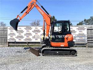 Excavatrice sur chenilles hydraulique d'occasion de marque supérieure Kx057-4, modèle Track Movement Digger Machine, excellente performance, en promotion - Product Image 5