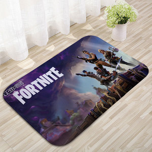 Tapis de sol pour jeux vidéo Fortnite, dessin animé/anime, nouveau tapis en velours cristal flanelle pour le jeu Among Us - Product Image 1