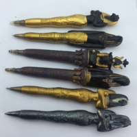 Stylo à bille en résine de haute qualité personnalisé en gros, souvenirs des dieux égyptiens pour la décoration