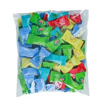 Bulk verpakte suikervrije VC muntcompressen, gemengde fruit smaak, frisse adem, draagbare snack, OEM