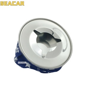 Cenicero Redondo de Acero Inoxidable Seacar, Diseño Náutico Portátil para Auto, Barco y Hogar - Product Image 2