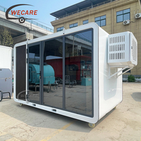 Maison modulaire préfabriquée Wecare Capsule Home, petite maison sur roues, cabane mobile isolée pour location et chambre d'hôtes