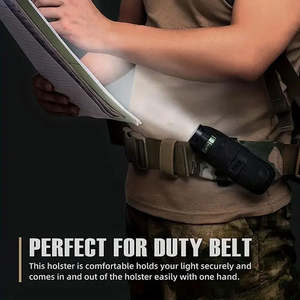 Support de lampe torche rotatif à 360 degrés pour la chasse, accessoires d'éclairage, clip ceinture, étui pour lampe de poche - Vente en gros - Product Image 3