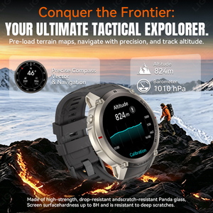 Smartwatch BWDM59 per Uomo con GPS, Mappe Offline, Funzione Chiamata, Bussola, Impermeabilità 5ATM, Fitness Tracker per Android e iOS - Product Image 3